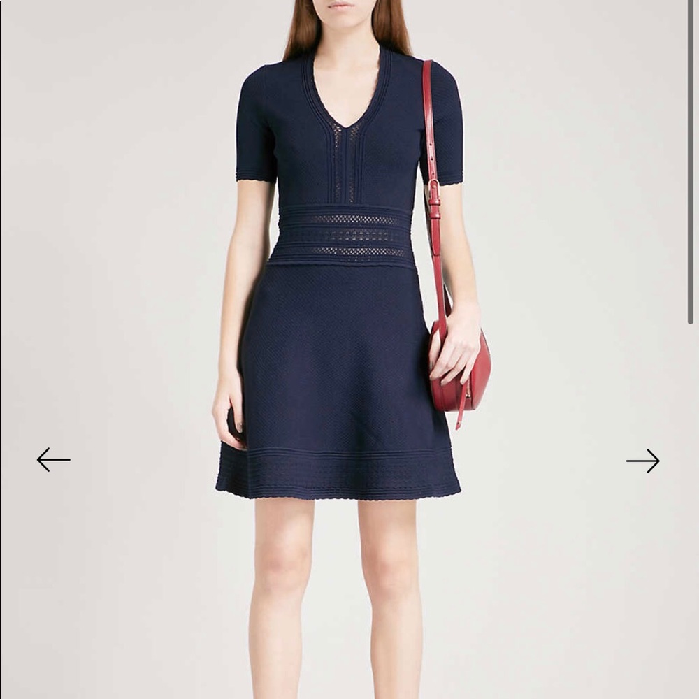 Sandro stretch-knit dress sz 1